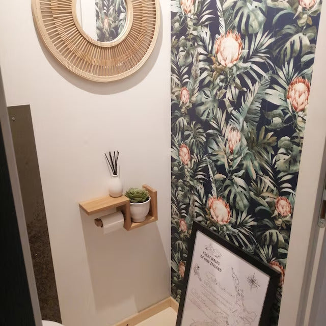 decoration sanitaire en bois hetre