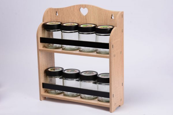 Offre Spécial RAMADANE Pack 2en1 Porte papier Et Porte Epices ( avec 8 bocals)