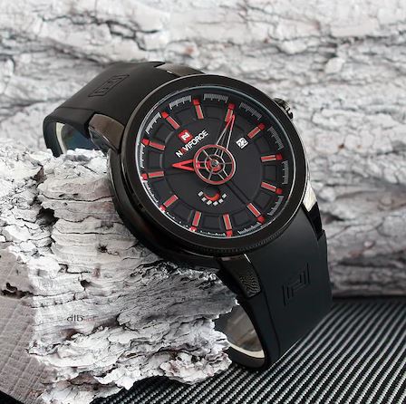 Montre Originale Naviforce Référence 9107 blanche et noir