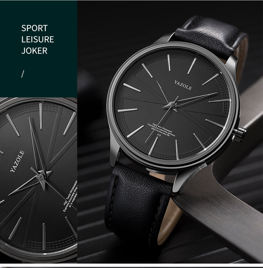 Montre Yazole Originale Référence 512 All Black