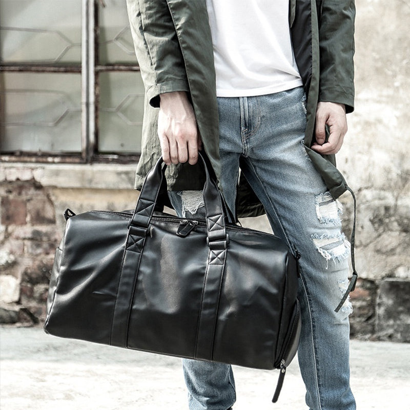 Sac de sport et voyage en Cuir synthétique PU