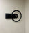 Horloge murale moderne en Hetre Noir