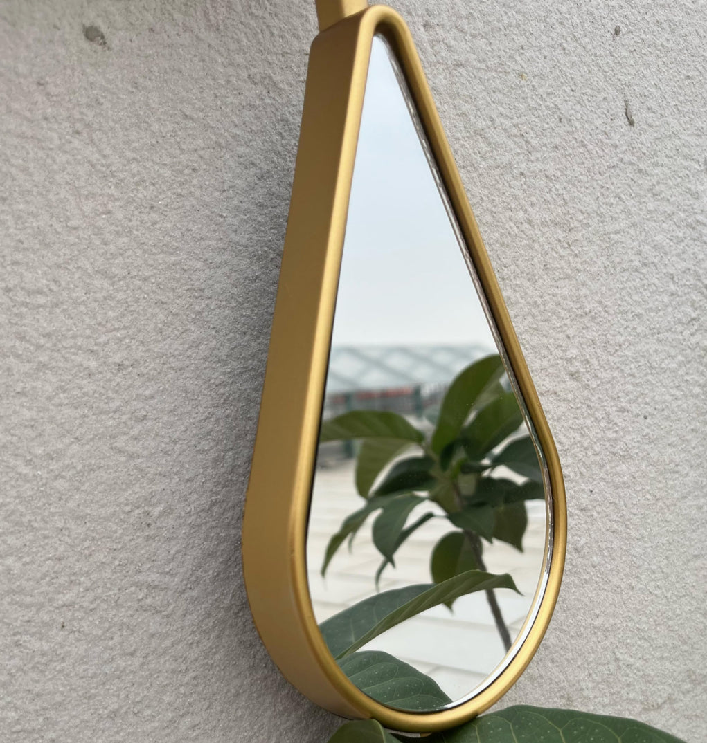 Decoration miroir 5 Goutte D'or