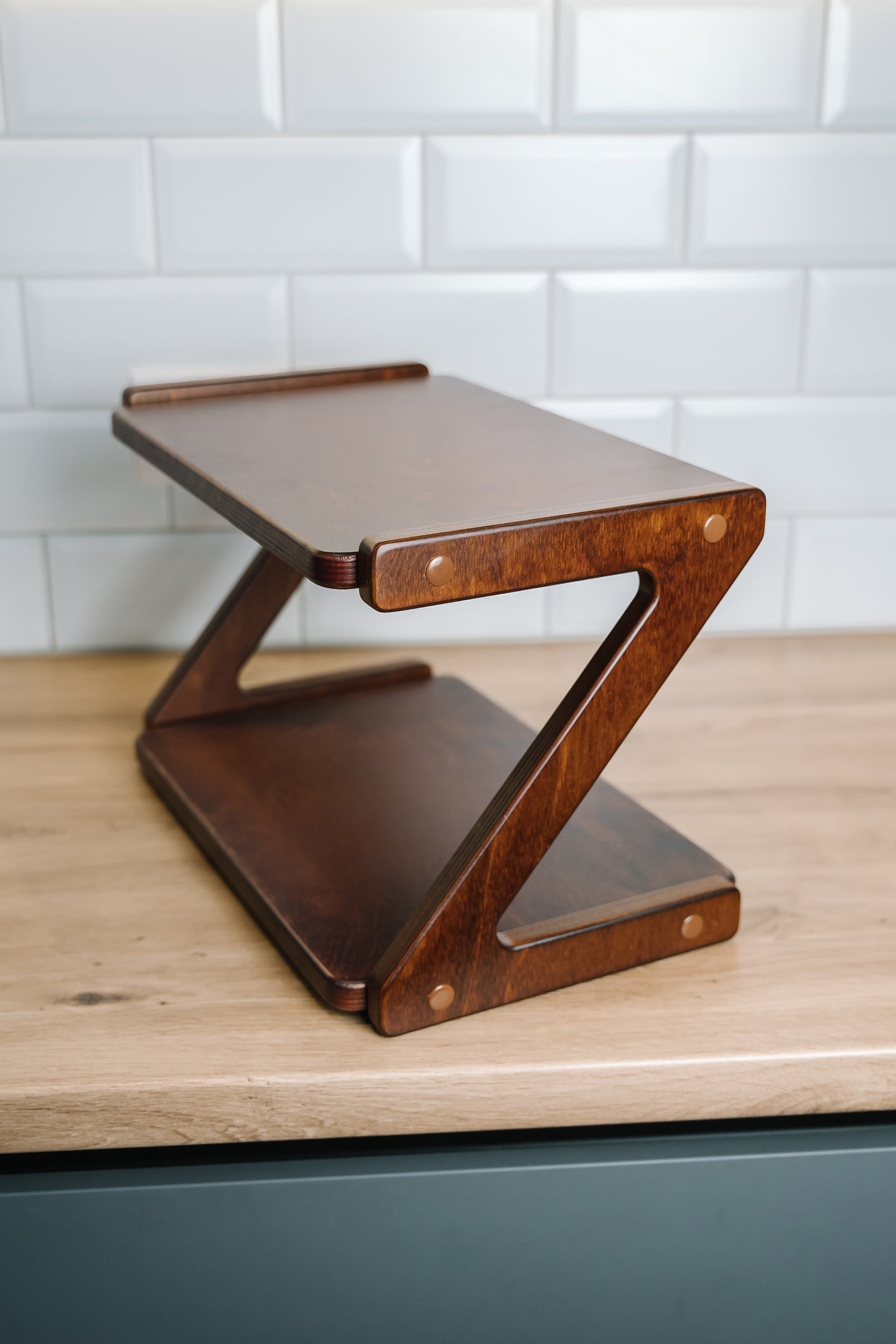 etagere de cuisine en bois