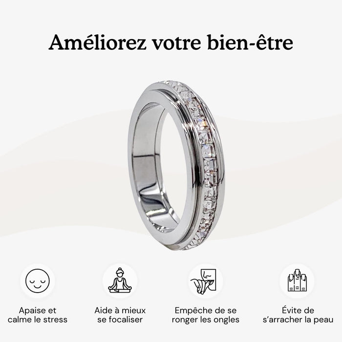 bague anti stress en acier inoxydable