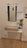 Meuble d'Entrée - Meuble de Rangement Scandinave et Moderne, avec Tiroir et Miroir, Résistant et Stable, Blanc et Chêne Sonoma